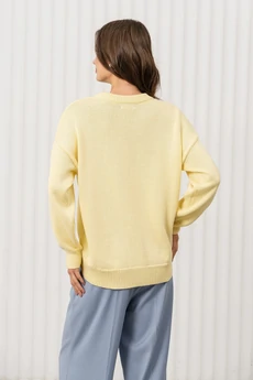 Джемпер РВ0406-ХЛ2 светло-желтый Romgil