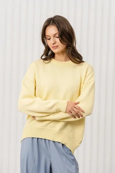 Джемпер РВ0406-ХЛ2 светло-желтый Romgil