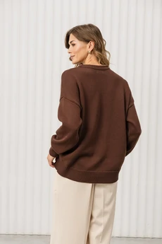 Джемпер РВ0406-ХЛ2 шоколадный Romgil