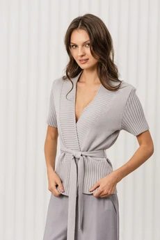 Жакет РВ0409-ХЛ2 светло-серый Romgil