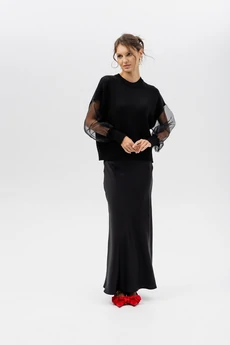 Джемпер РВ0413-ХЛ5 черный Romgil