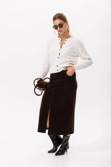 Юбка РП0082-ХЛ5 шоколадный Romgil