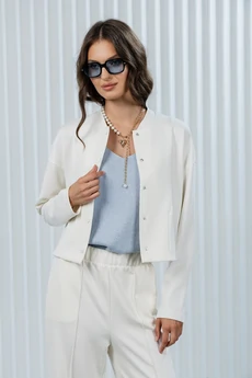 Костюм брючный РП0109-ВИ2 молочный Romgil