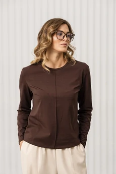 Джемпер РП0145-ХЛ2 темно-шоколадный Romgil