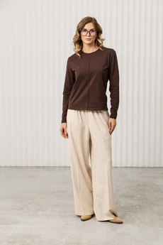 Джемпер РП0145-ХЛ2 темно-шоколадный Romgil