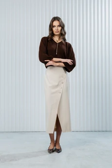 Юбка РТ0124-ВИ2 белый шоколад Romgil