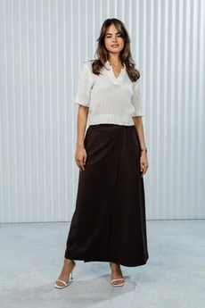 Юбка РТ0128-ВИ2 шоколадный Romgil