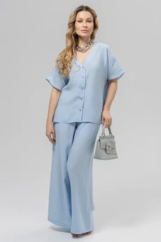 Блузка РТ0133-ВИ4 голубой Romgil