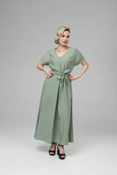 Платье РТ0144-ВИ4 полынь Romgil