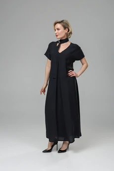Платье РТ0144-ВИ4 черный Romgil