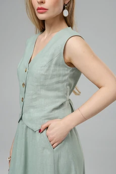 Костюм с юбкой РТ0146-ЛВ4 светлая полынь Romgil