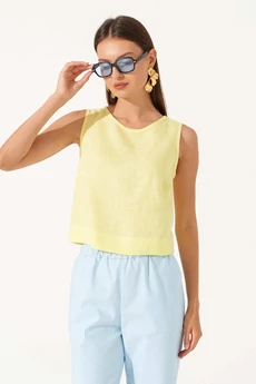 Блузка РТ0147-ЛЕ4 светло-желтый Romgil