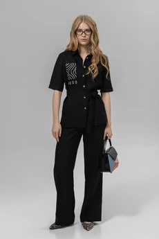 Брюки РТ0151-ЛЕ4 черный Romgil