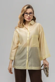 Блузка РТ0159-ВИ4 сливочный Romgil