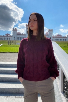Джемпер ТЗ327 бордовый Romgil