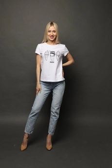 Футболка 3576 белый Romgil
