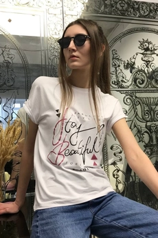 Футболка 3582 белый Romgil