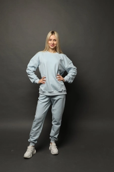 Спортивный костюм 3586 голубой Romgil