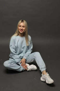 Спортивный костюм 3586 голубой Romgil