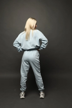 Спортивный костюм 3586 голубой Romgil
