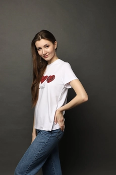 Футболка 3597ЛВ белый Romgil