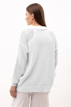 Кардиган 3736Х белый Romgil