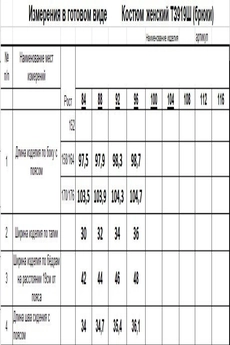 Костюм брючный ТЗ919Ш индиго Romgil