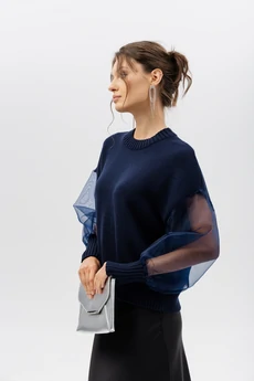 Джемпер РВ0413-ХЛ5 темно-синий Romgil