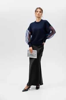 Джемпер РВ0413-ХЛ5 темно-синий Romgil