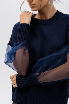 Джемпер РВ0413-ХЛ5 темно-синий Romgil