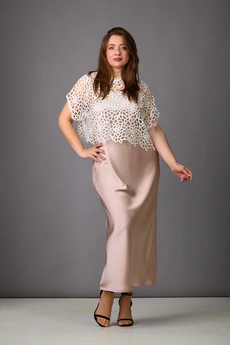 Костюм с платьем 1166 Rosheli