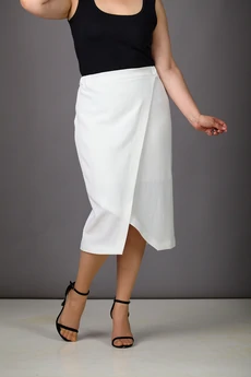 Костюм с юбкой 1178-1 молочный Rosheli