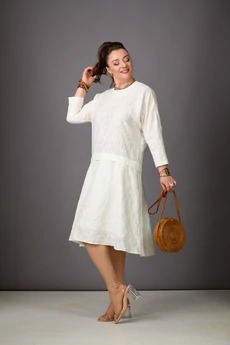 Платье 1182 молочный Rosheli