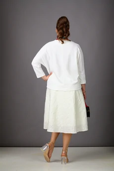 Платье 1182-2 молочный Rosheli