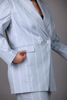 Костюм брючный 1185 серый Rosheli