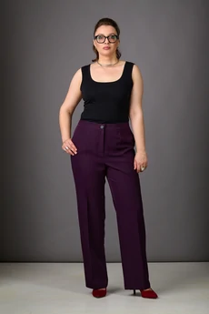 Костюм брючный 1187 баклажан Rosheli