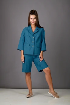 Костюм с шортами 1193-4 бирюза Rosheli