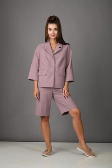 Костюм с шортами 1193-6 пепельная роза Rosheli