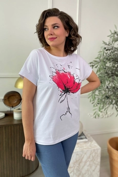 Футболка 2062 коралл к.р. Rumoda