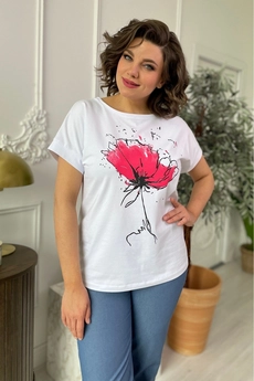 Футболка 2062 коралл к.р. Rumoda