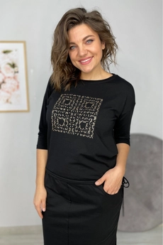 Футболка 2108 черный Rumoda