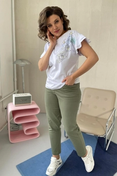 Блузка 2115 белый Rumoda