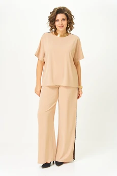 Костюм брючный 2124 бежевый Rumoda