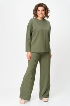 Костюм брючный 2144 зеленый дл.р. Rumoda