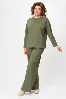 Костюм брючный 2144 зеленый дл.р. Rumoda