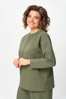 Костюм брючный 2144 зеленый дл.р. Rumoda