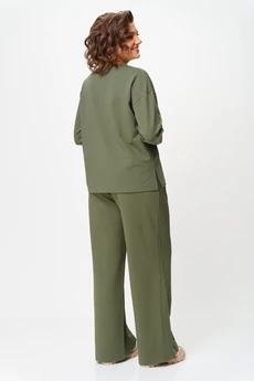Костюм брючный 2144 зеленый дл.р. Rumoda
