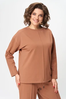 Костюм брючный 2144 коричневый дл.р. Rumoda