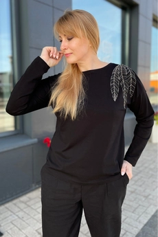 Джемпер 2151 черный Rumoda