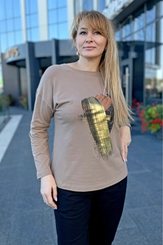Джемпер 2160 капучино Rumoda